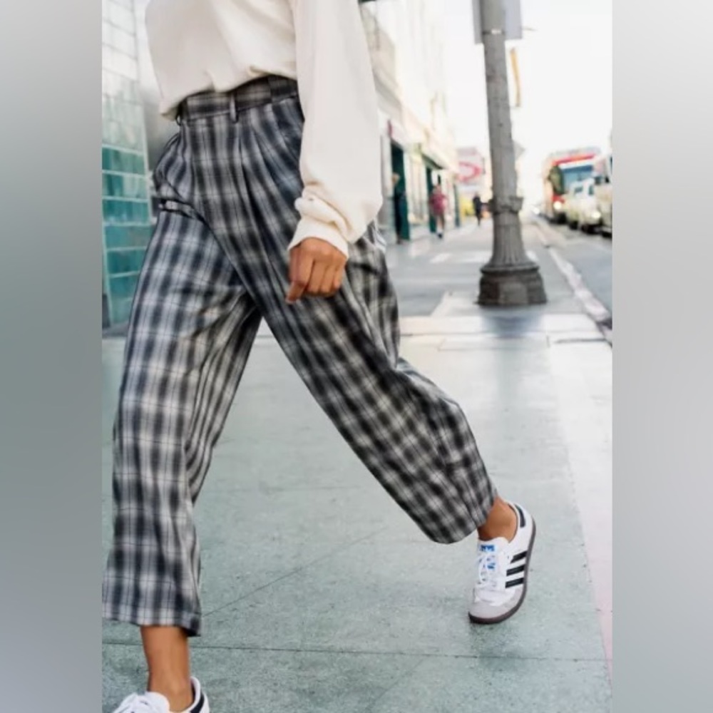 UO Arlo Plaid Trousers
